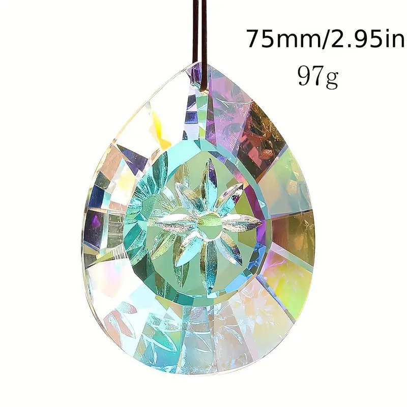 75mm AB カラーひまわりクリスタル プリズム サンサン - Aquarium Blue Marine Reef 60 のレビューと価格